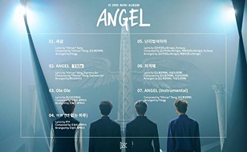 Iz - [מלאך] תקליטור אלבום מיני שני+חוברת 64p+3p פוטו -קלאב K -Pop מוזיקת ​​להקה אטומה